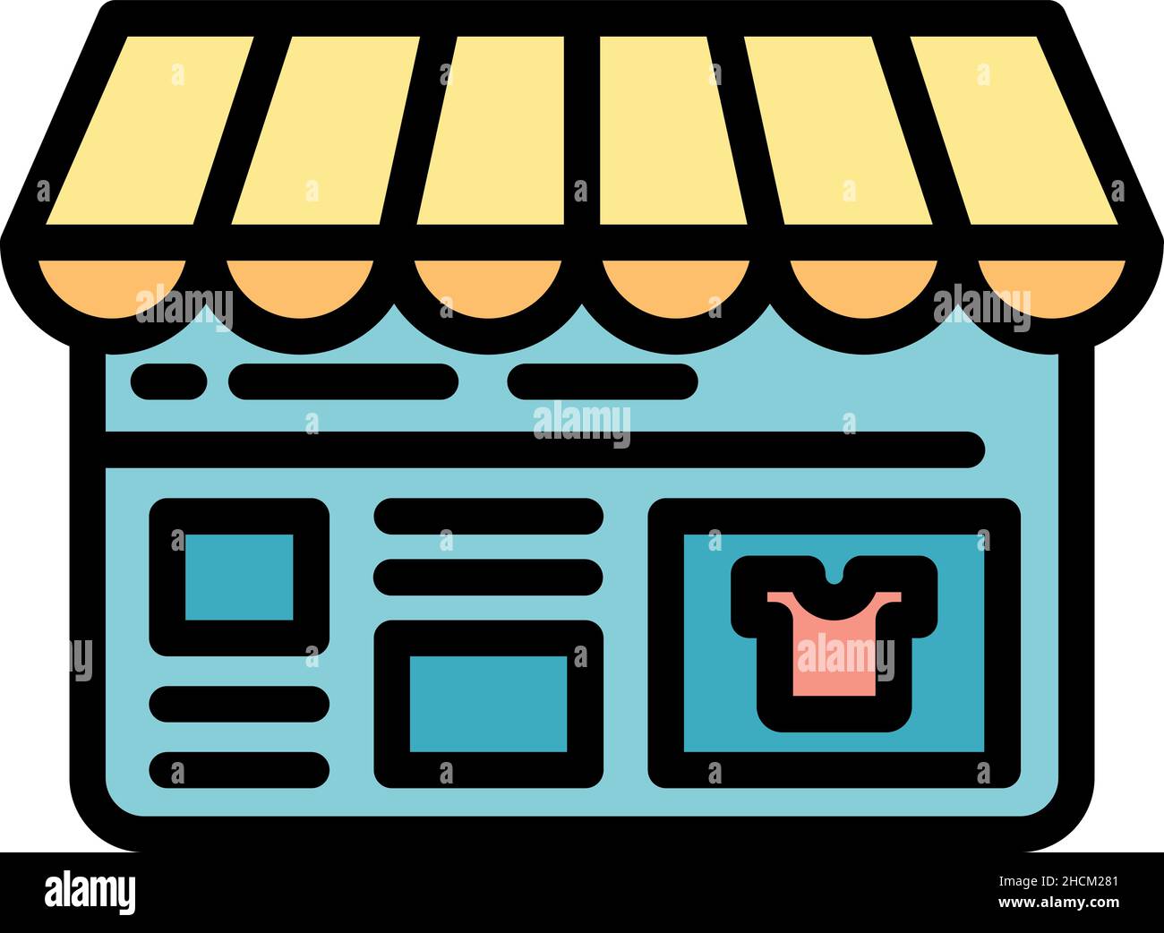 Fashion shopping centre Stock Vector Images - Alamy