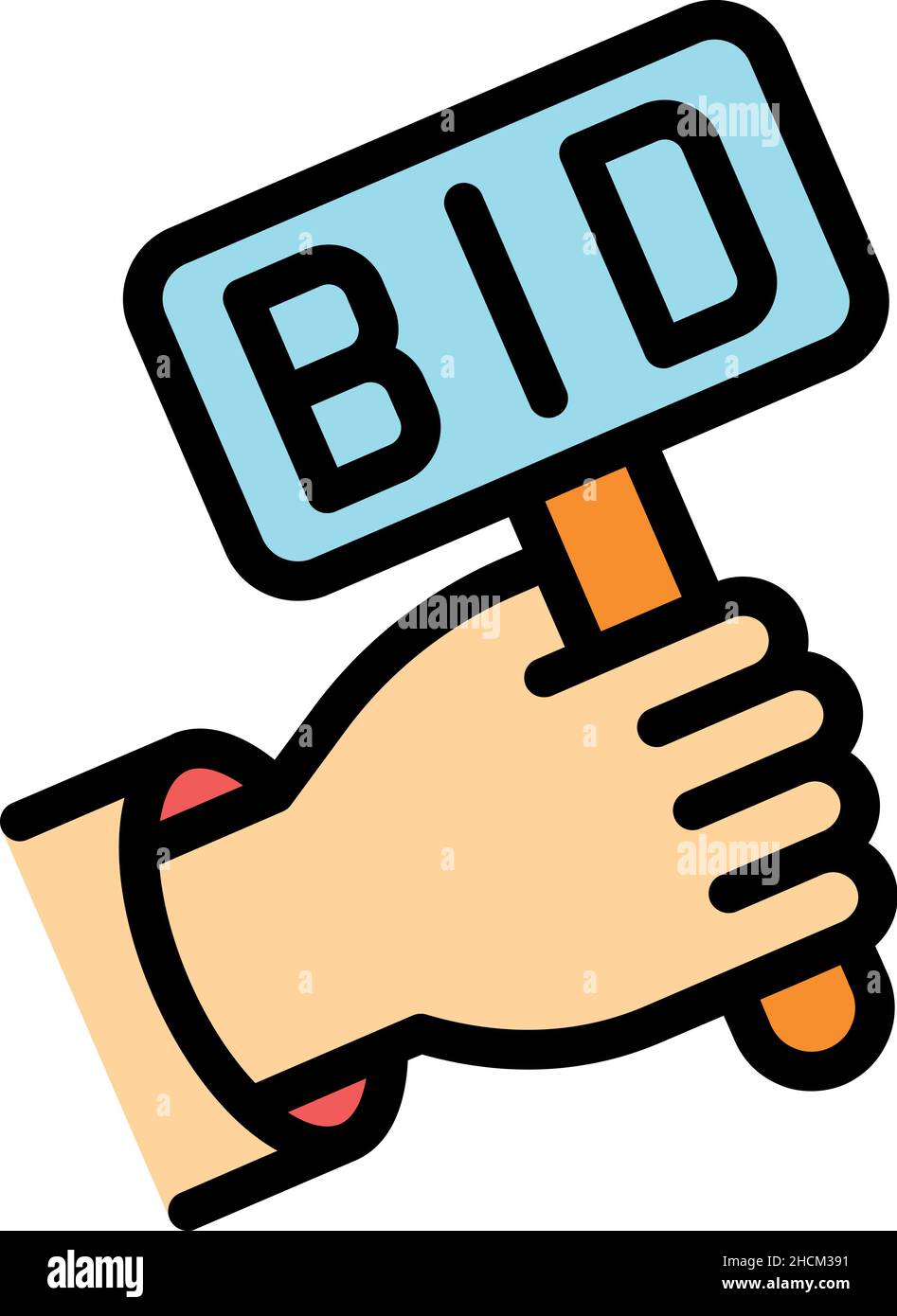Auction bid student Stock Vector Images - Alamy