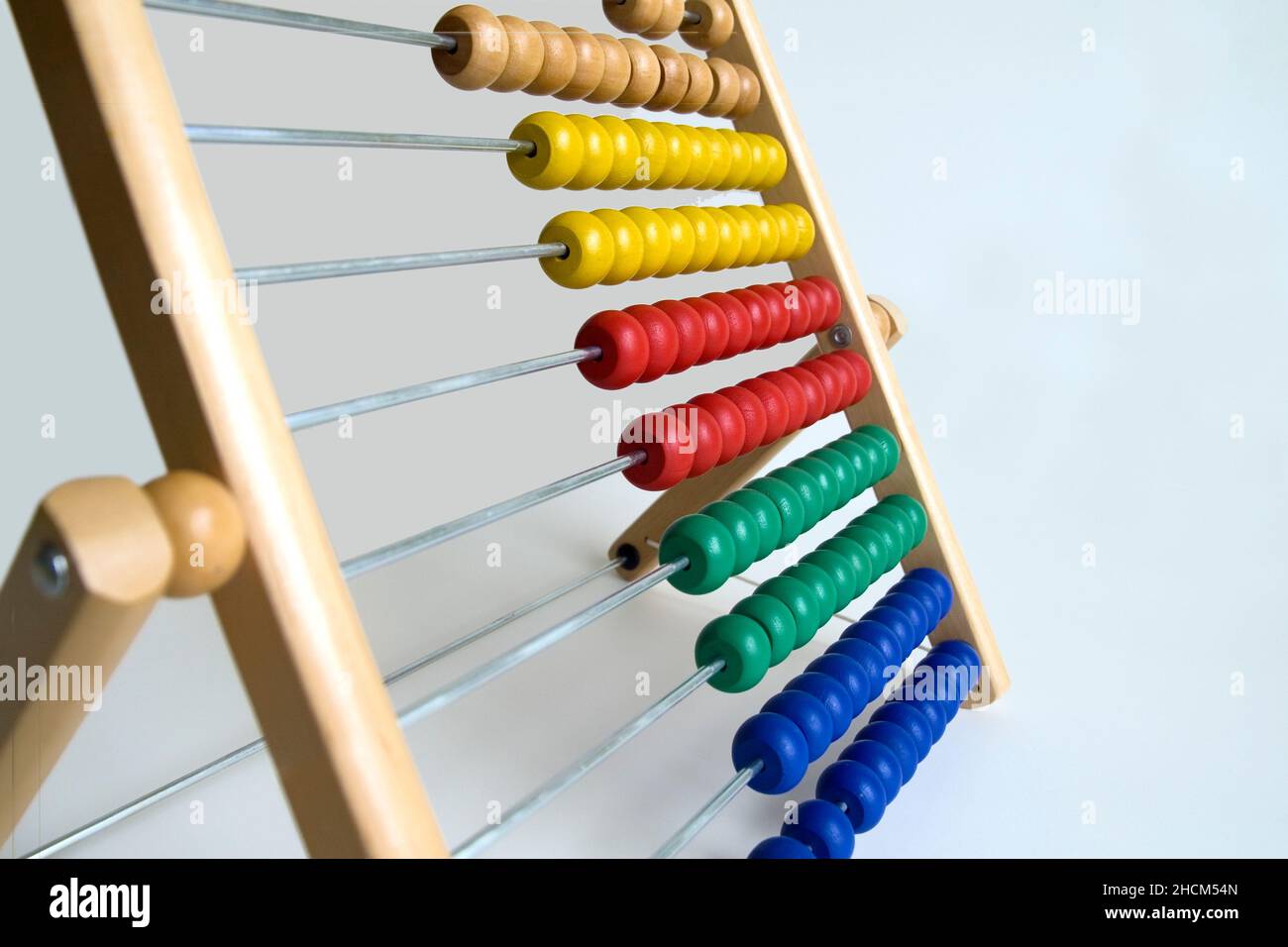 Wooden abacus toy Stock Photo
