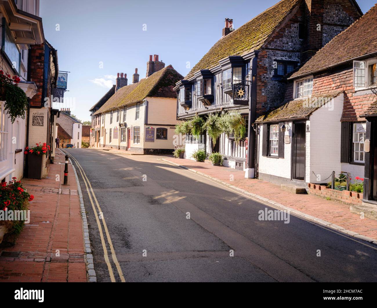 Exterior of the Star Hotel Alfriston, East Susex, UK. Stock Photo