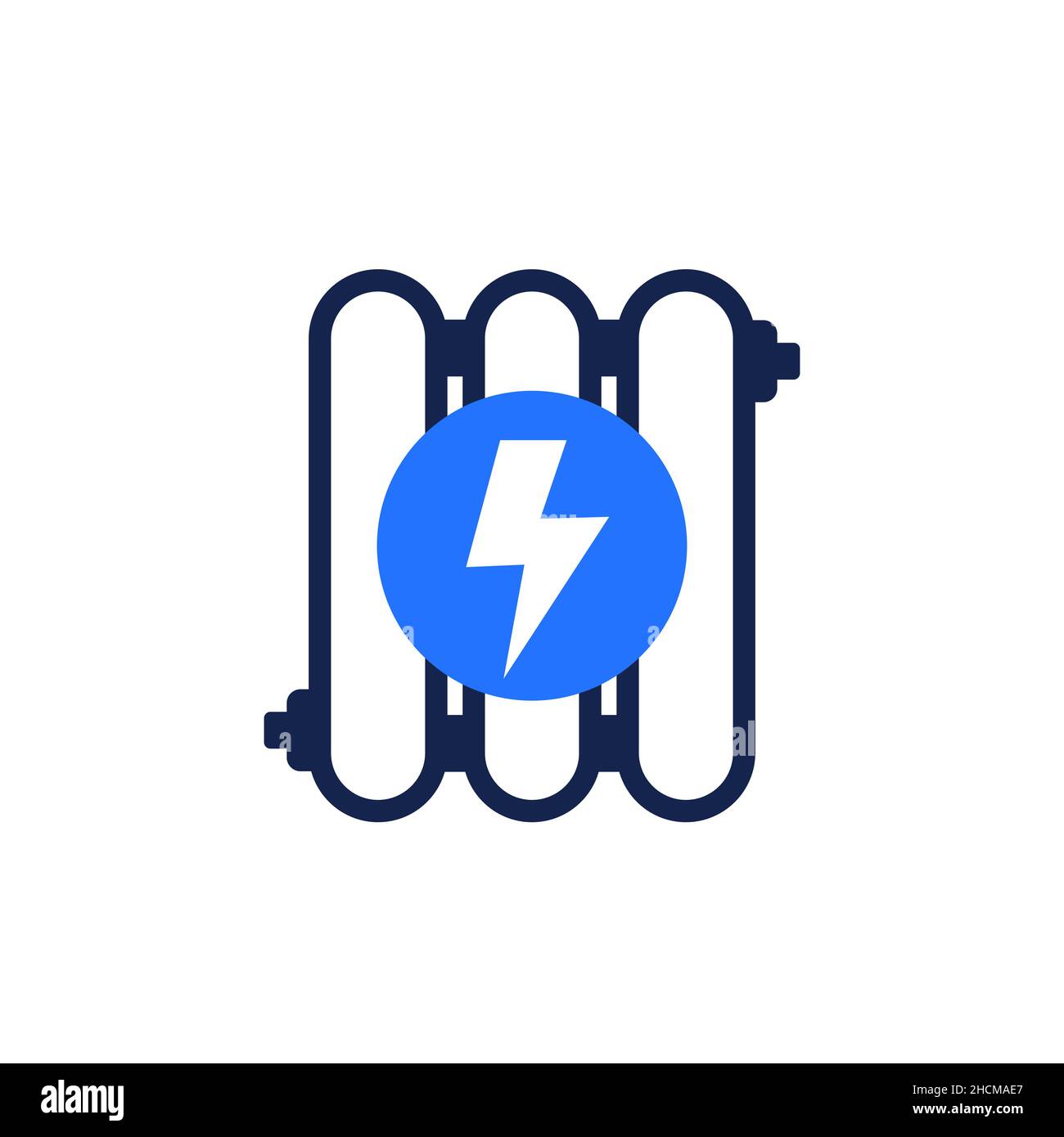 Electric room heater on wall Stock Vector Images - Alamy