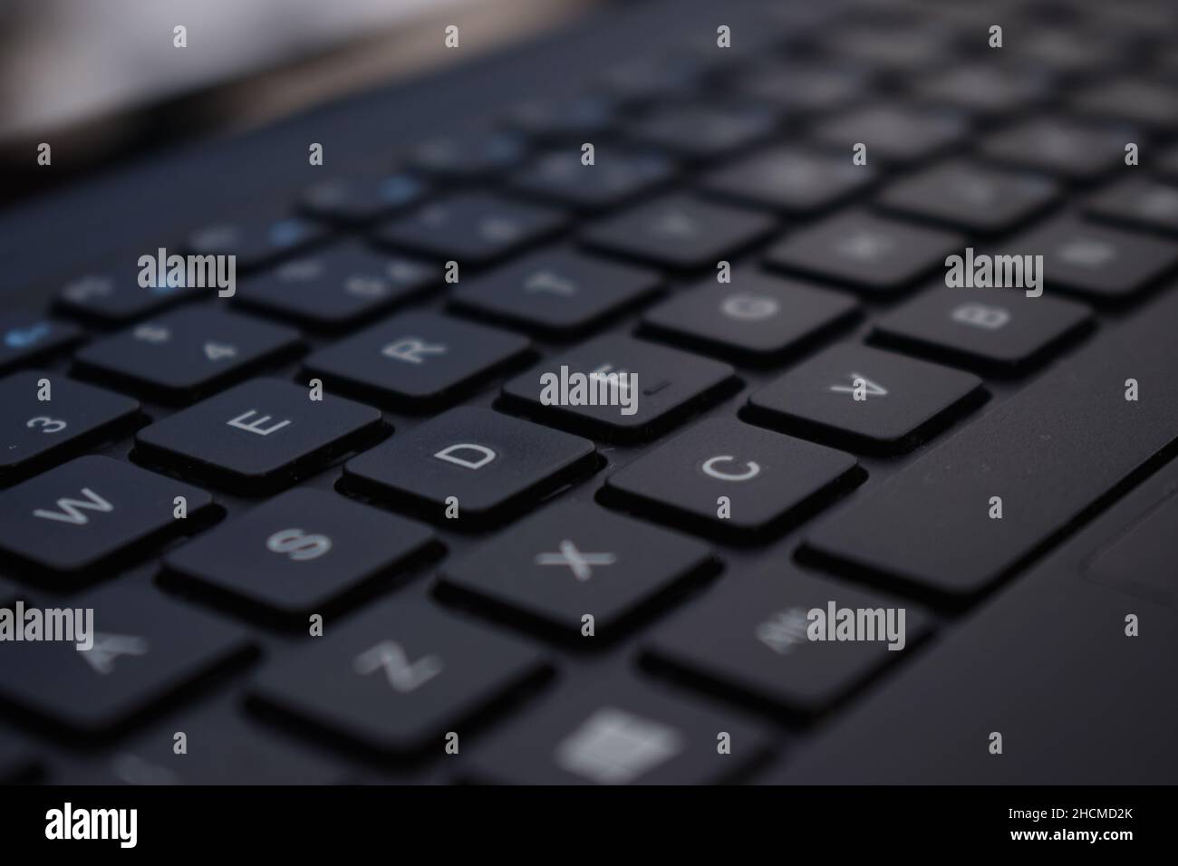 Selective focus of keyboard letters Stock Photo Alamy