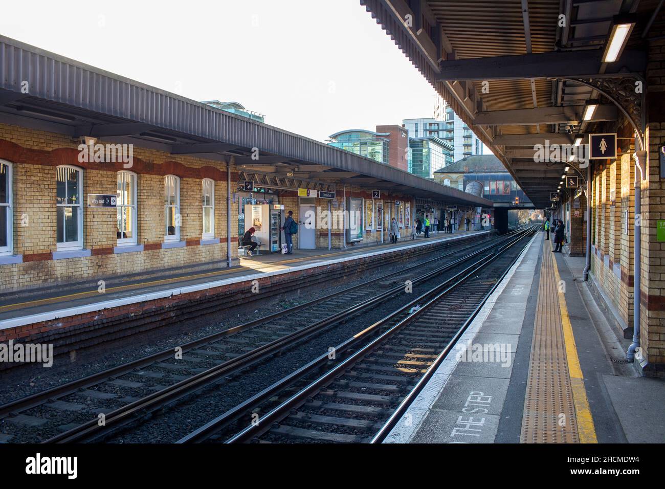 Bromley South railway station is on the Chatham Main Line in England