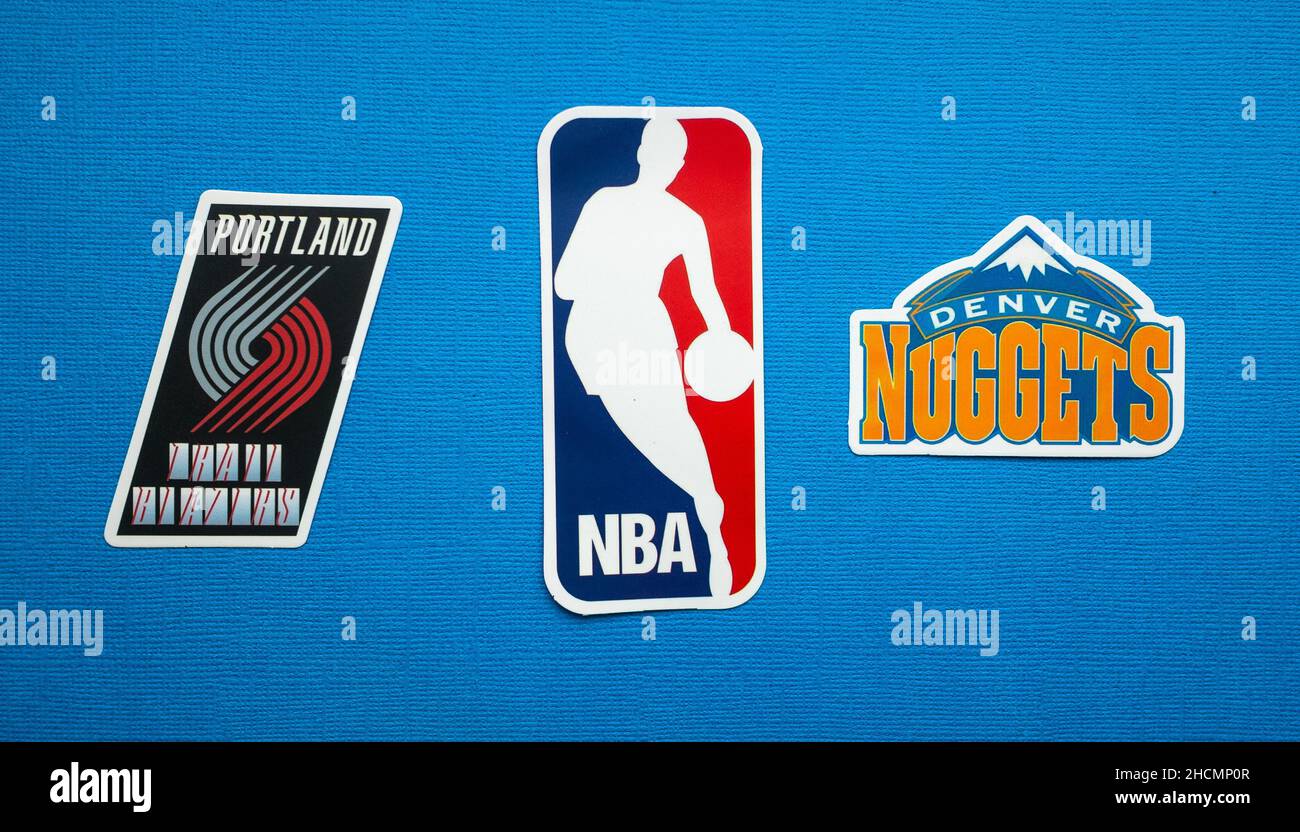 Denver nuggets logo symbol icon hi-res stock photography and images - Alamy