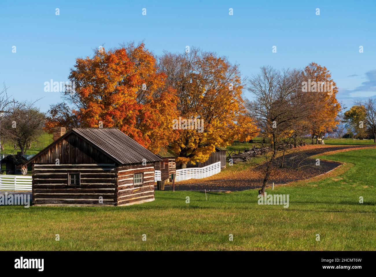 Jacob Bushong Farm at New Market Battlefield State Historic Park Stock ...