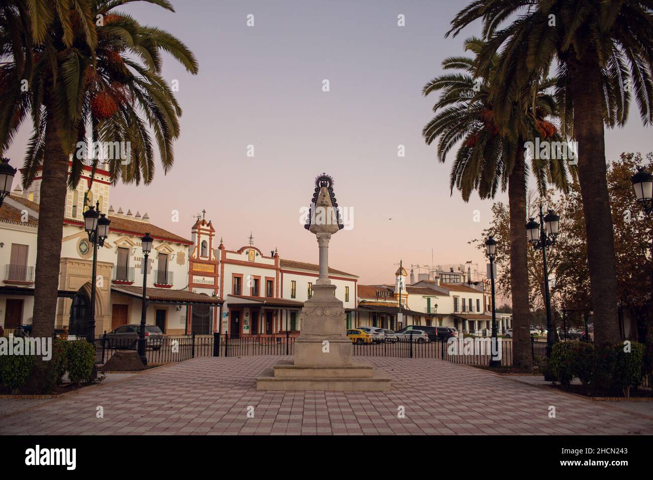 Almonte, Huelva, Spain December 6, 2021 The Virgen del Rocío, also