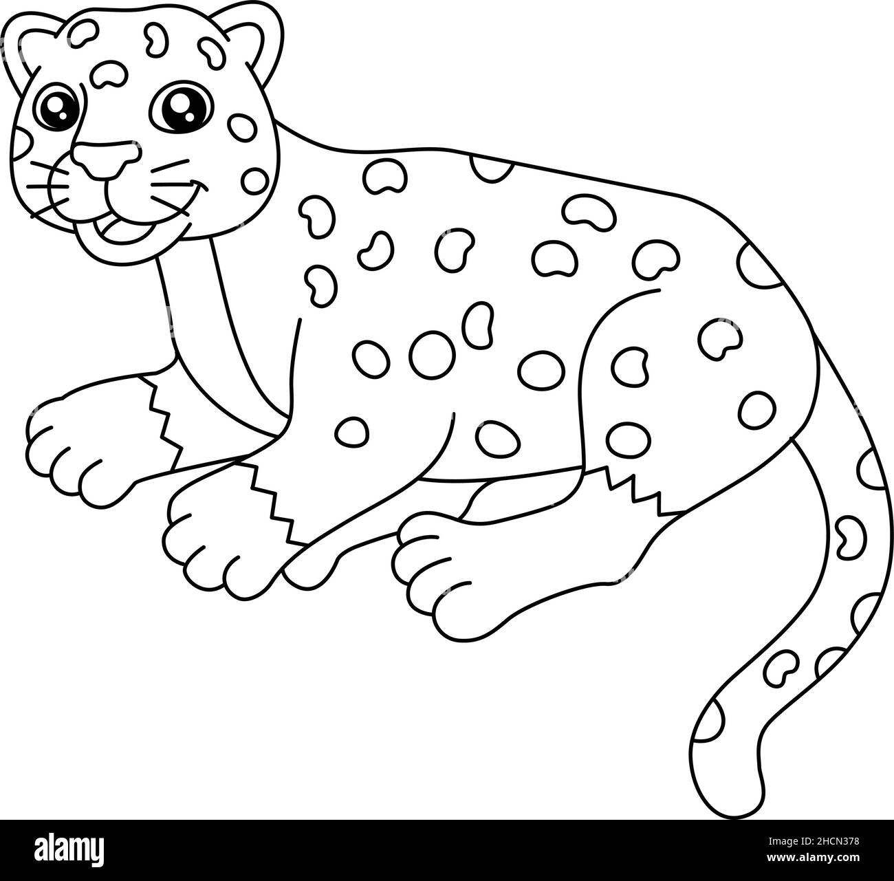 jaguar drawing for kids