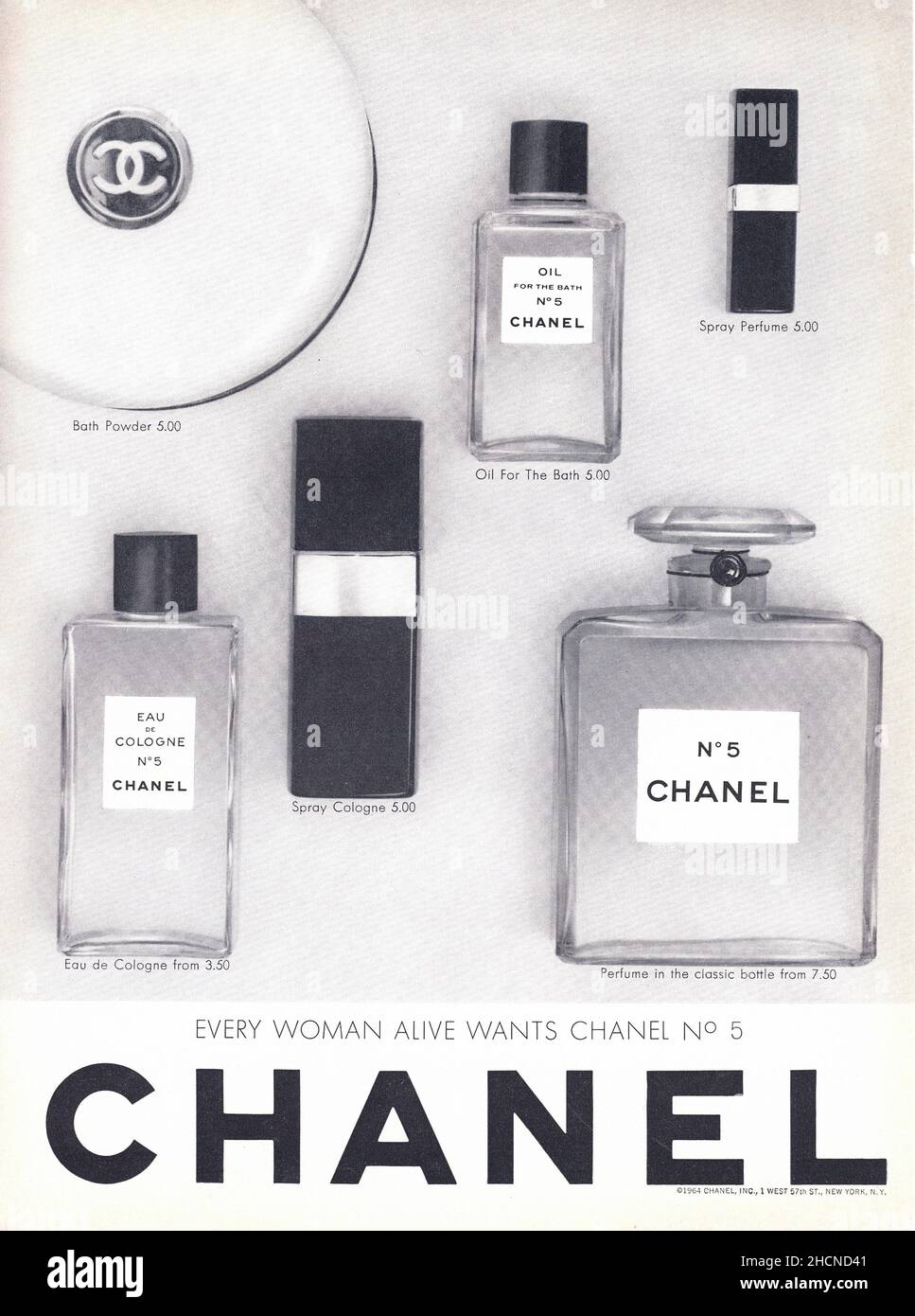 Chanel no 5 advertisement hi-res stock photography and images - Alamy