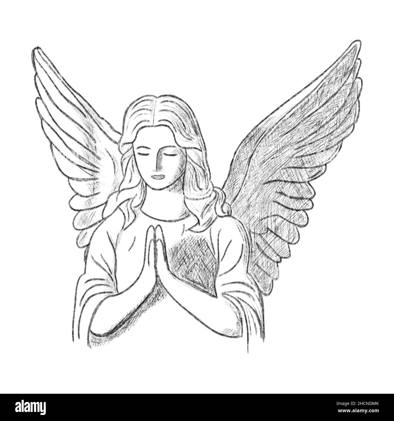 23+ Best Angels Drawings For Inspiration 2020 - Templatefor