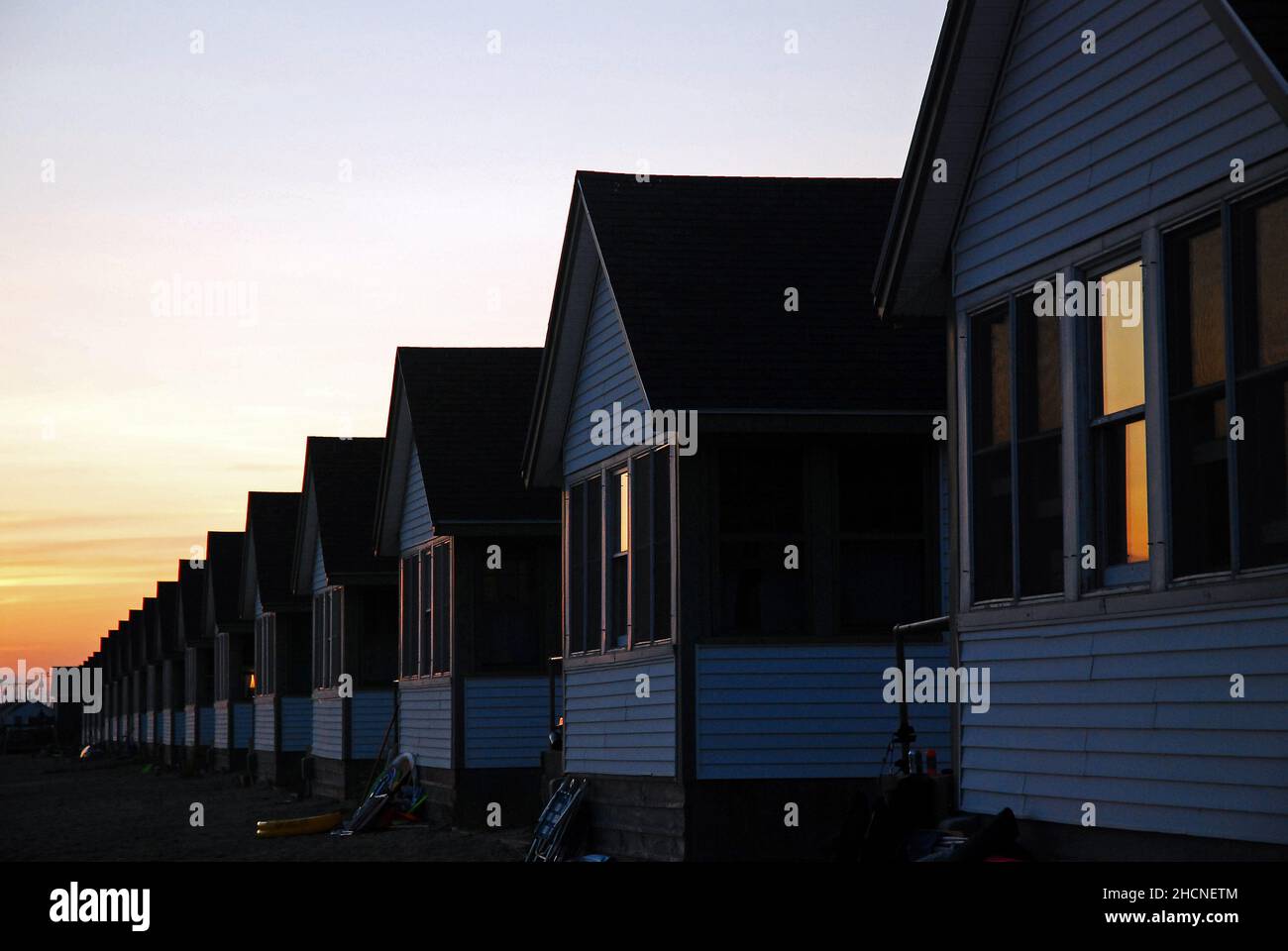 Days Cottage at Days End, Cape Cod Stock Photo