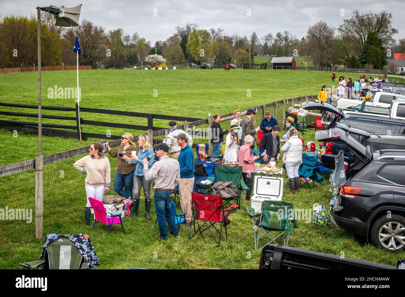 My Lady's Manor Steeplechase Races 2021 The crowd at My Lady's Manor