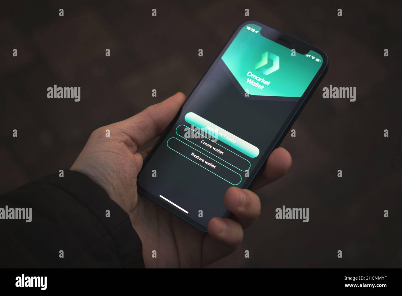 Kharkov, Ukraine - December 25, 2021: Zerion Crypto DeFi NFT wallet  application in app store on apple iphone screen. Logo, symbol, icon closeup  Stock Photo - Alamy