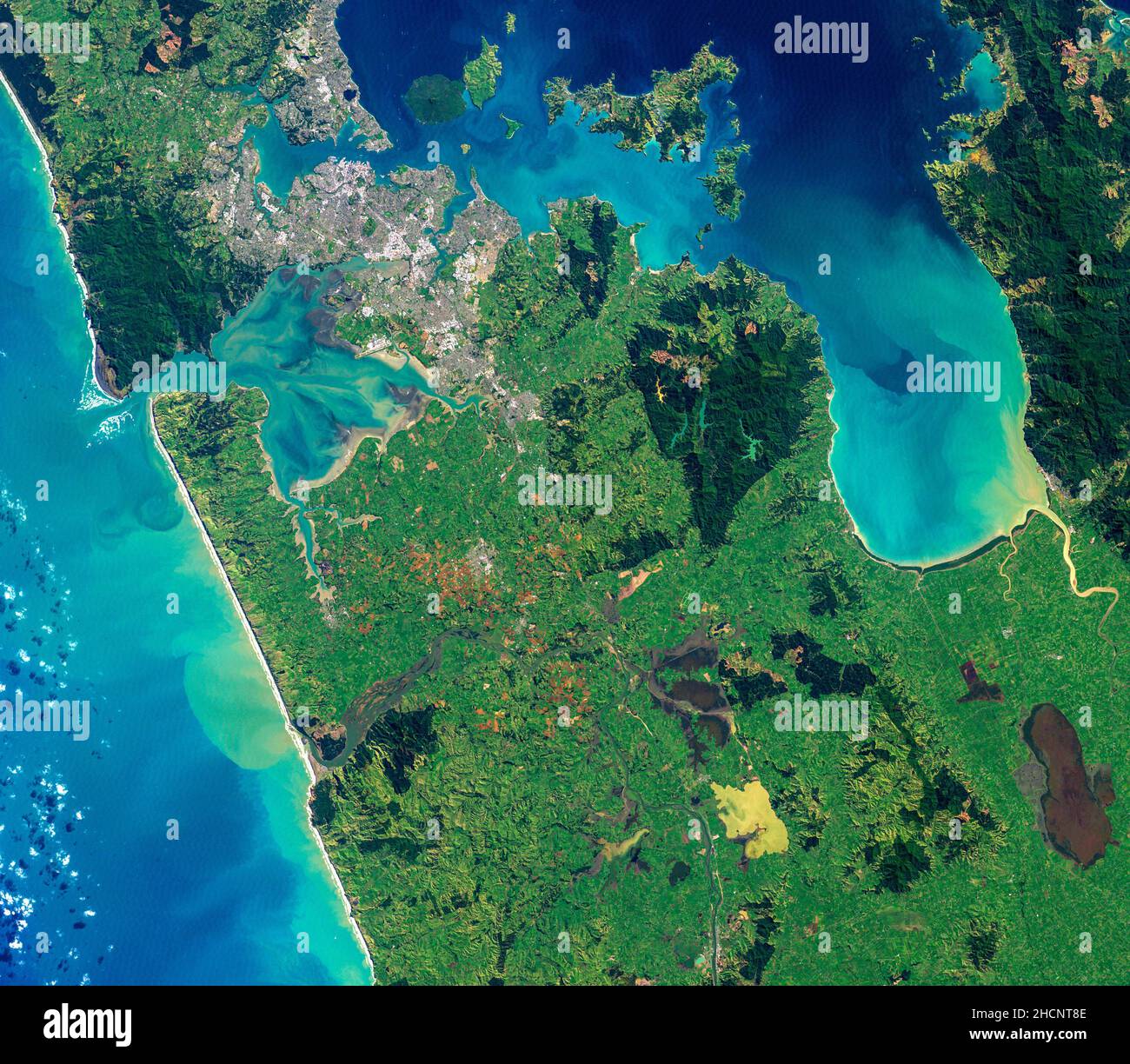 New zealand satellite image hires stock photography and images Alamy