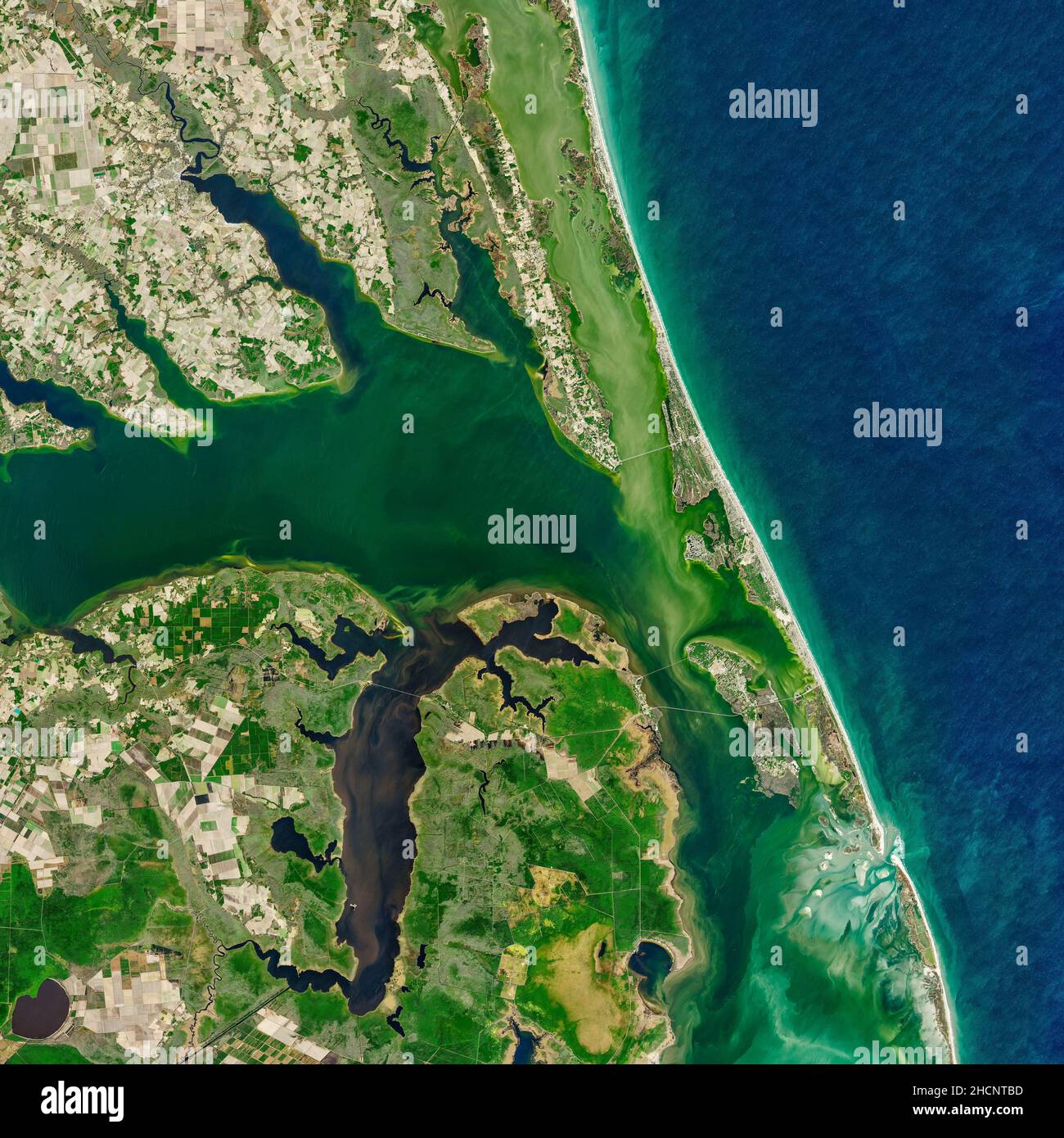 Aerial image of Bodie Island, North Carolina, USA Stock Photo Alamy