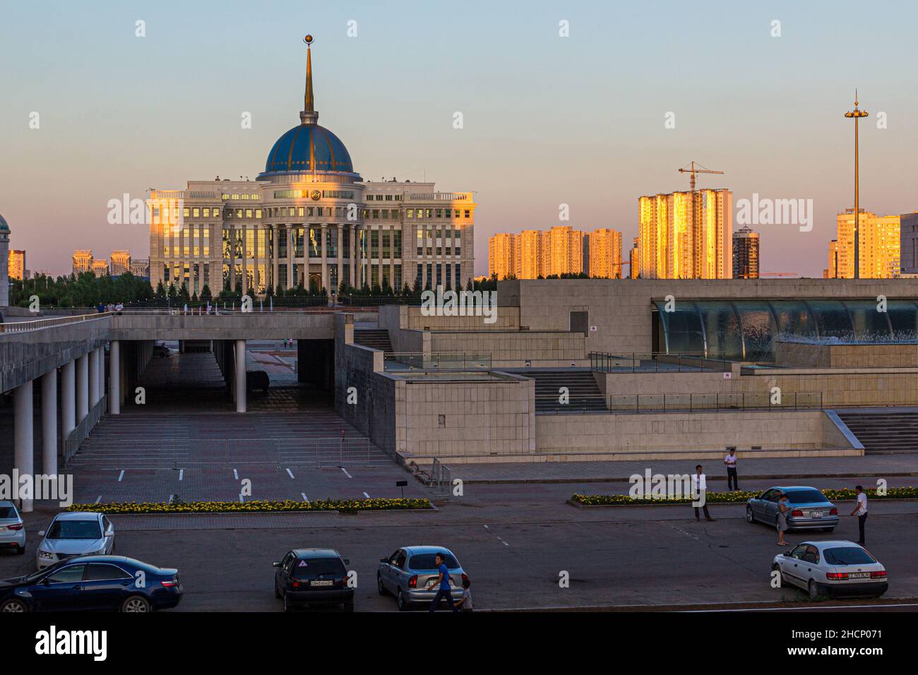 ASTANA, KAZAKHSTAN - JULY 8, 2018: Presidential Palace in Astana now Nur-Sultan , capital of Kazakhstan Stock Photo