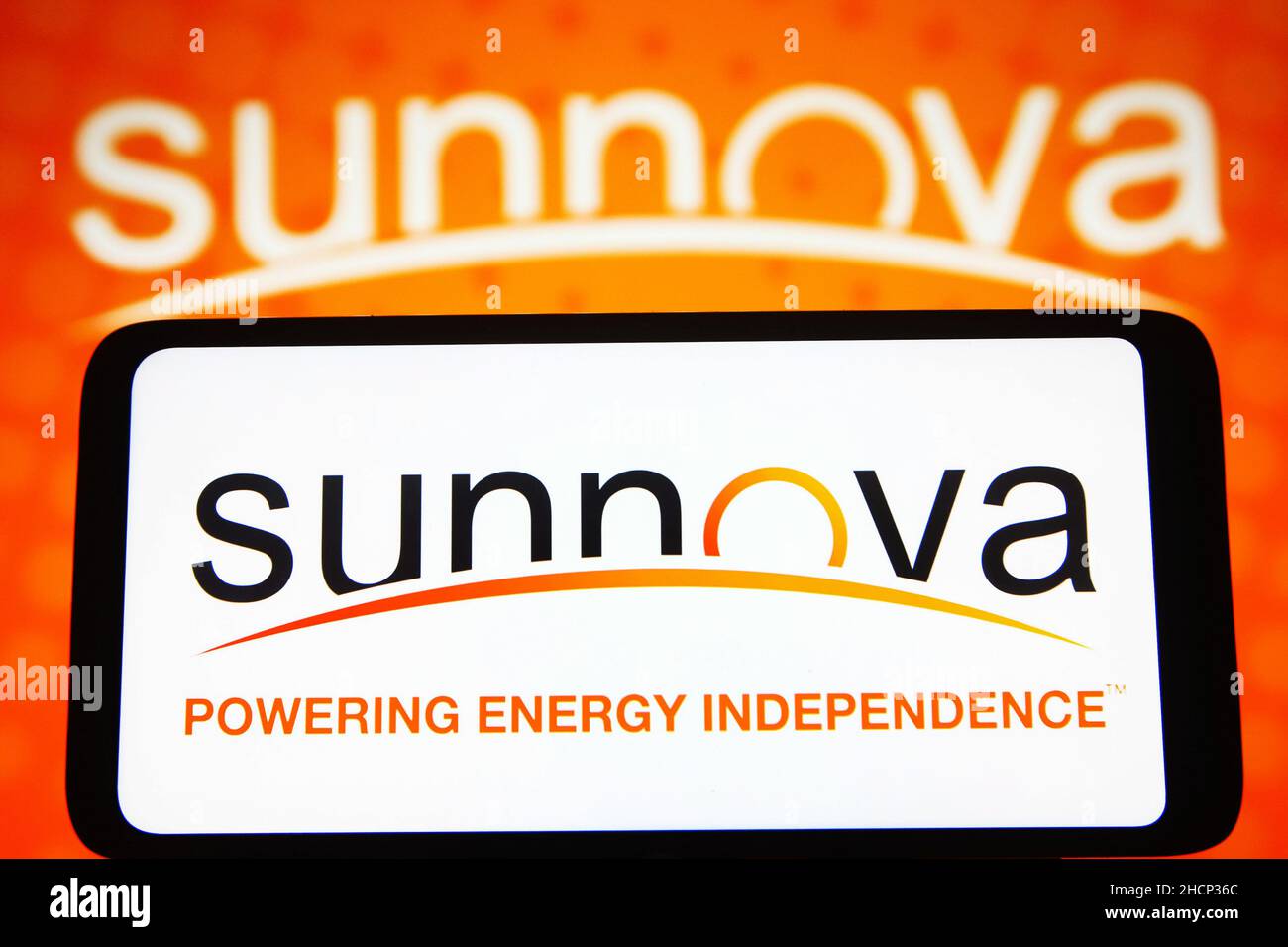 In this photo illustration, a Sunnova Energy International Inc (NOVA