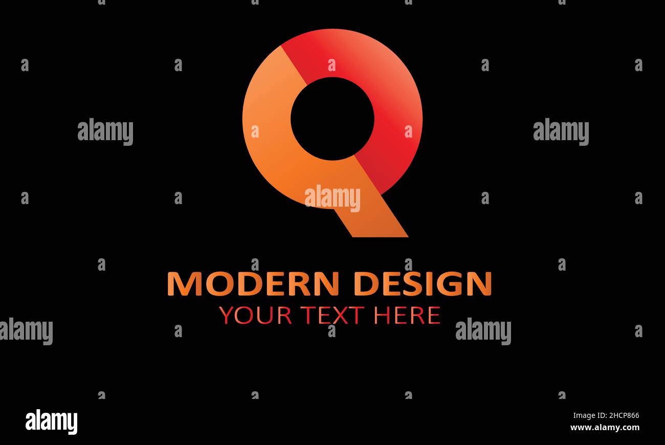 Alphabet p modern shape abstract monogram vector logo template Stock Vector