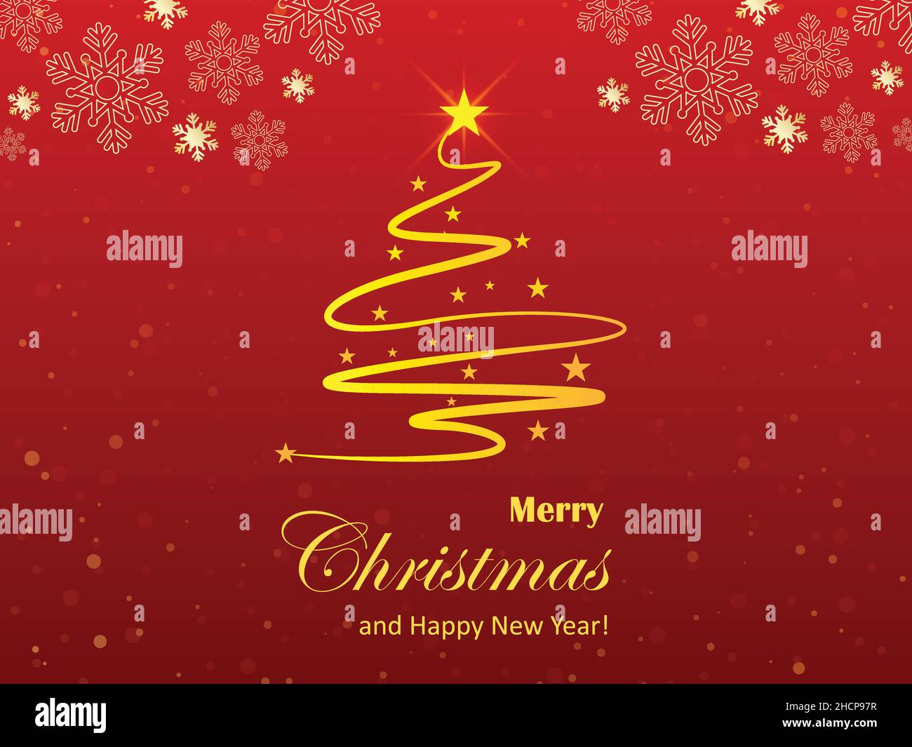 Happy new year 2022. Christmas decoration background. Holiday greeting card design. Stock Vector