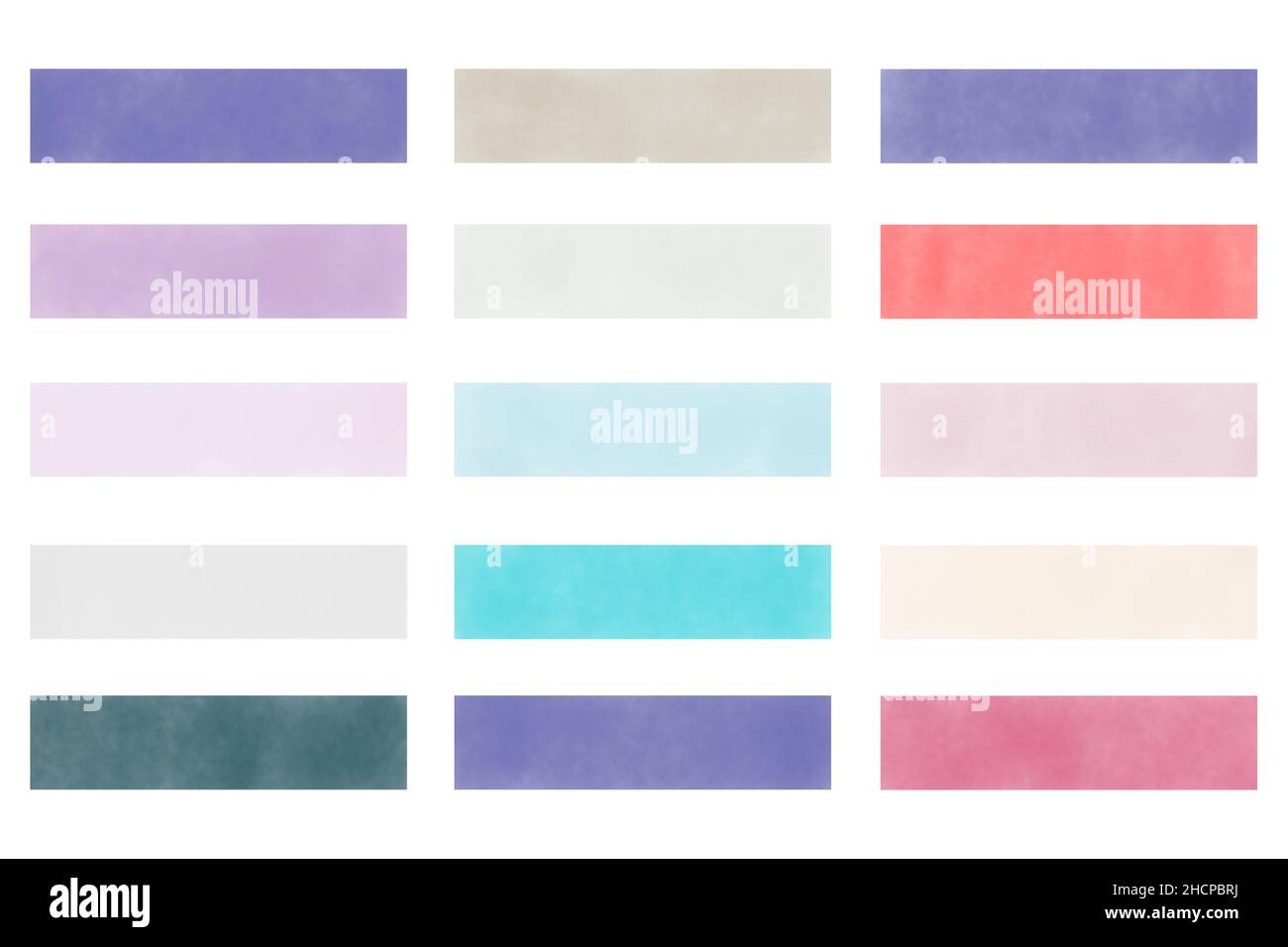 Large Watercolor palette with the best Color combinations for Very Peri