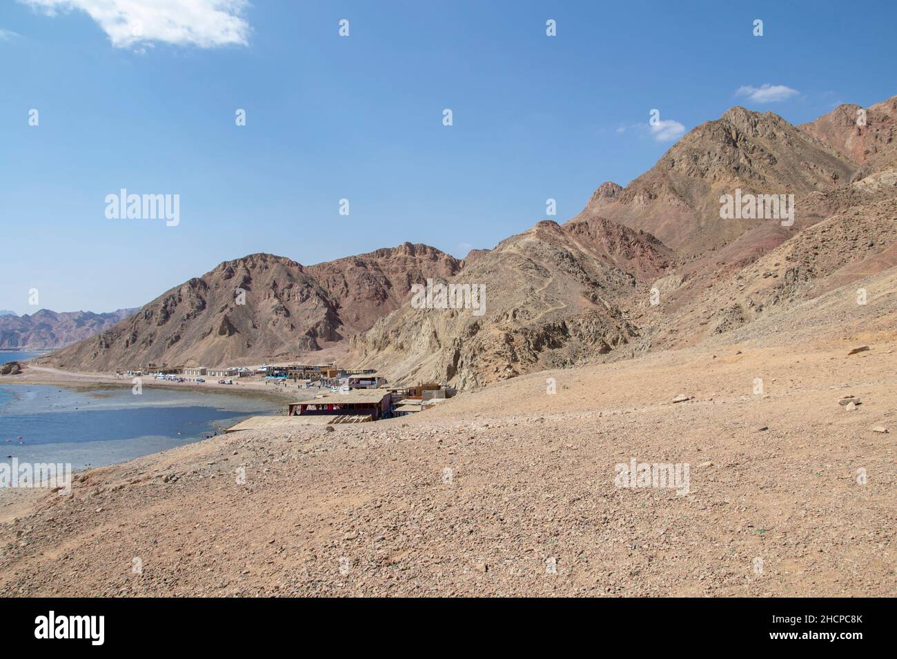 Blue Hole Diving Site. Red Sea. Dahab. Sinai Peninsula. Egypt. Stock Photo