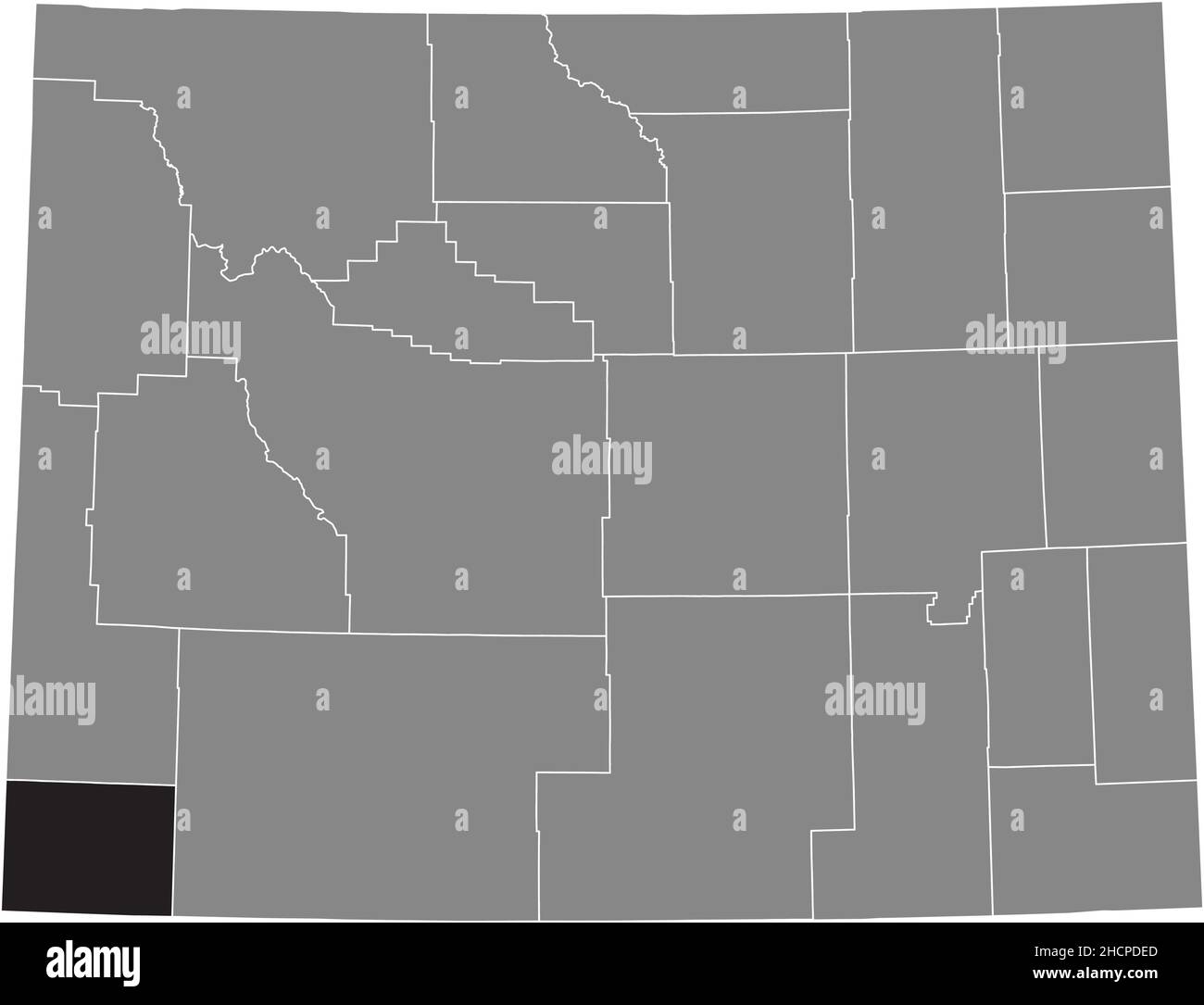 Uinta county wyoming Stock Vector Images Alamy