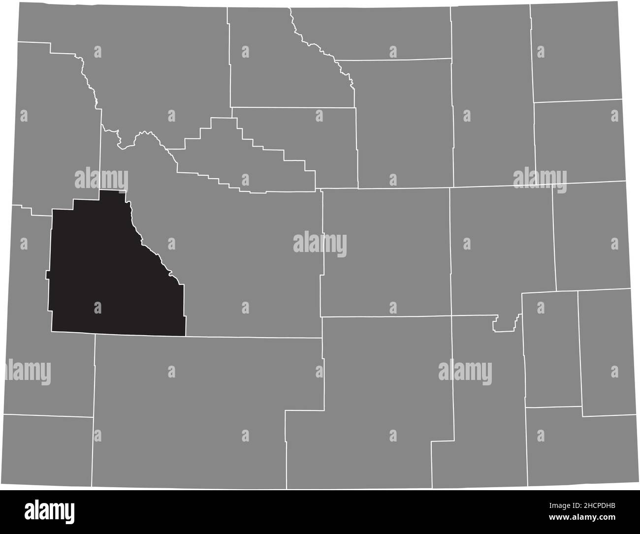 Map of sublette hires stock photography and images Alamy