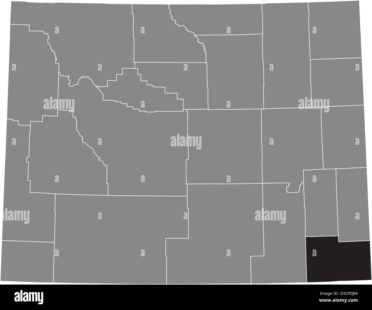 Map of laramie Black and White Stock Photos & Images Alamy