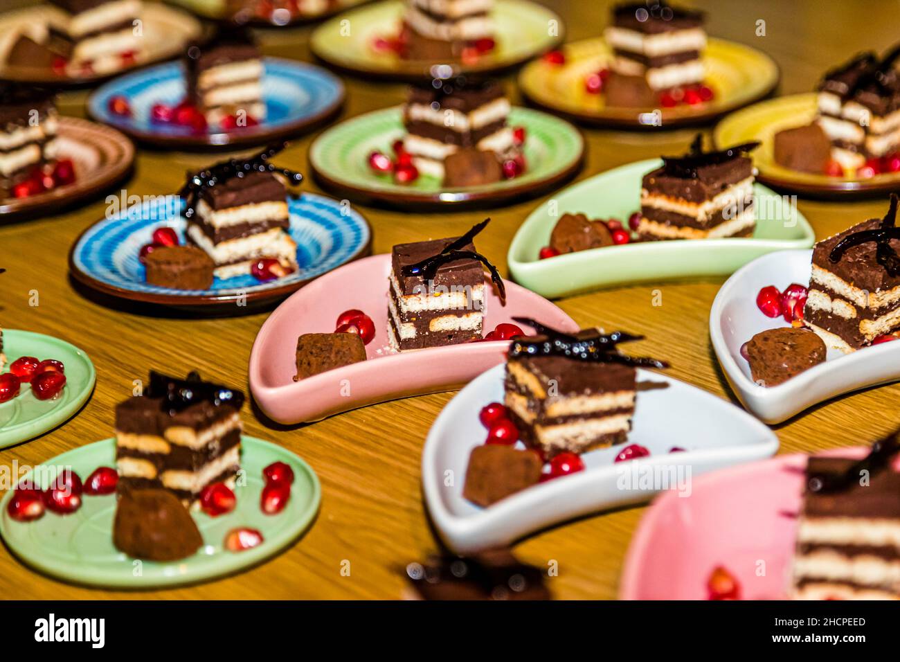 Danube Waves Dessert Stock Photo