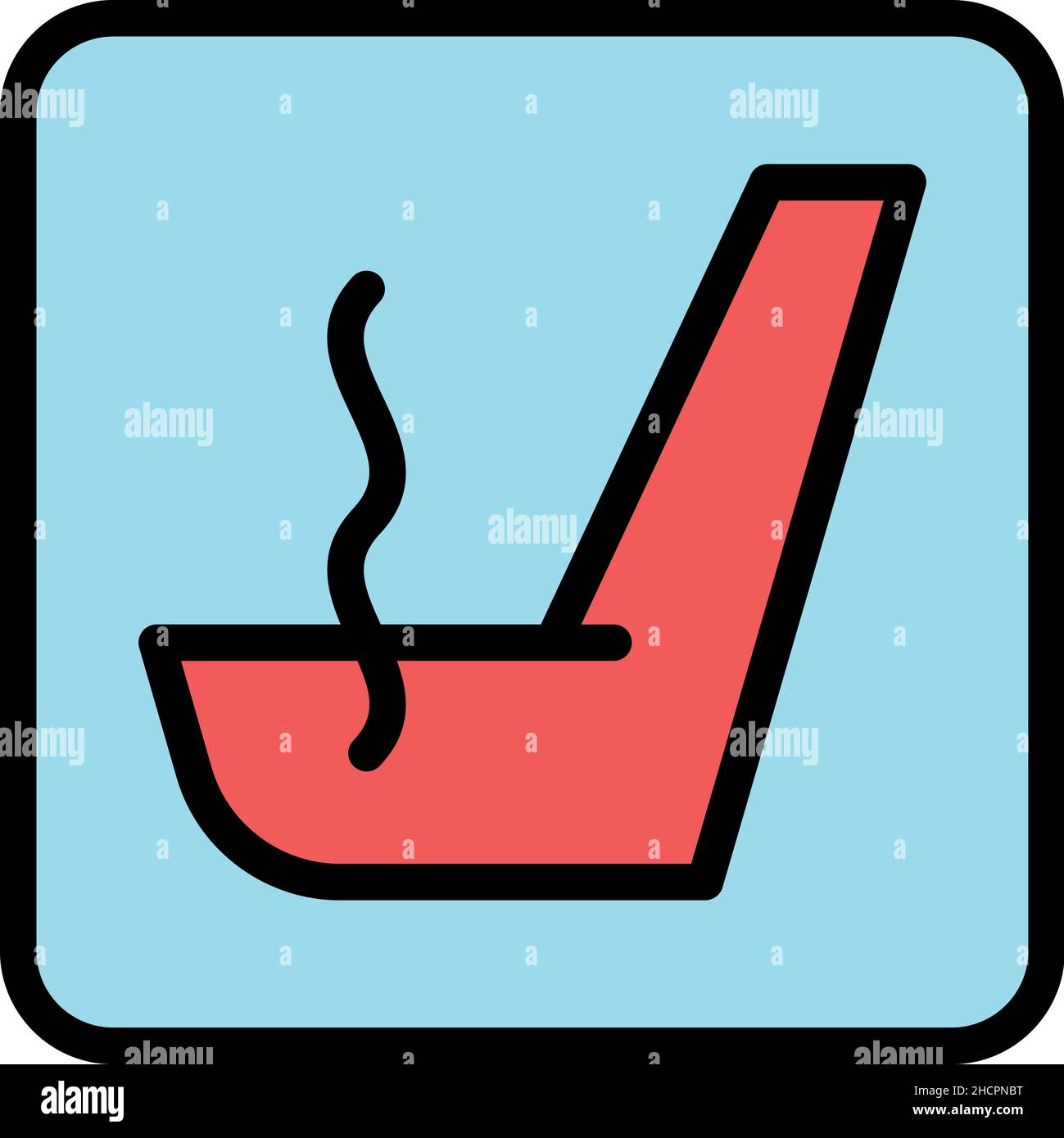 Seat car dashboard icon. Outline seat car dashboard vector icon color flat isolated Stock Vector