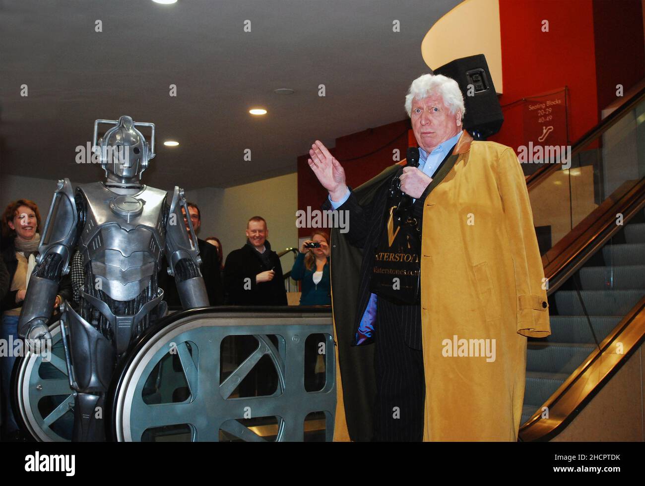 Doctor Who Dr Who, stage, TV, and film actor, Tom Baker, famous for playing the Fourth Doctor. Here seen opening 2008’s Earls Court exhibition, London Stock Photo