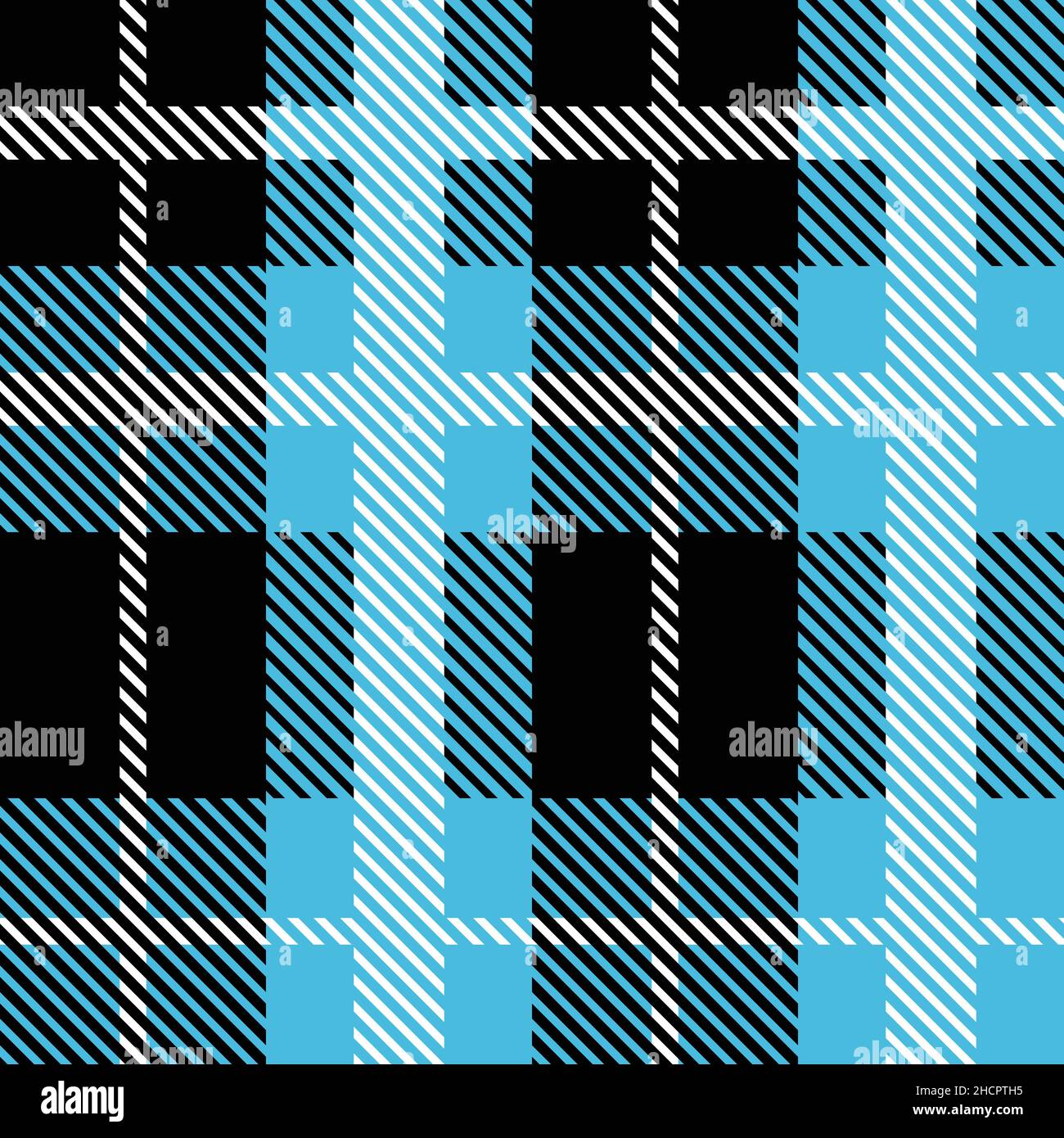 Scotland Pattern Blue Blue and black Scotland textile seamless pattern. Fabric texture check ...