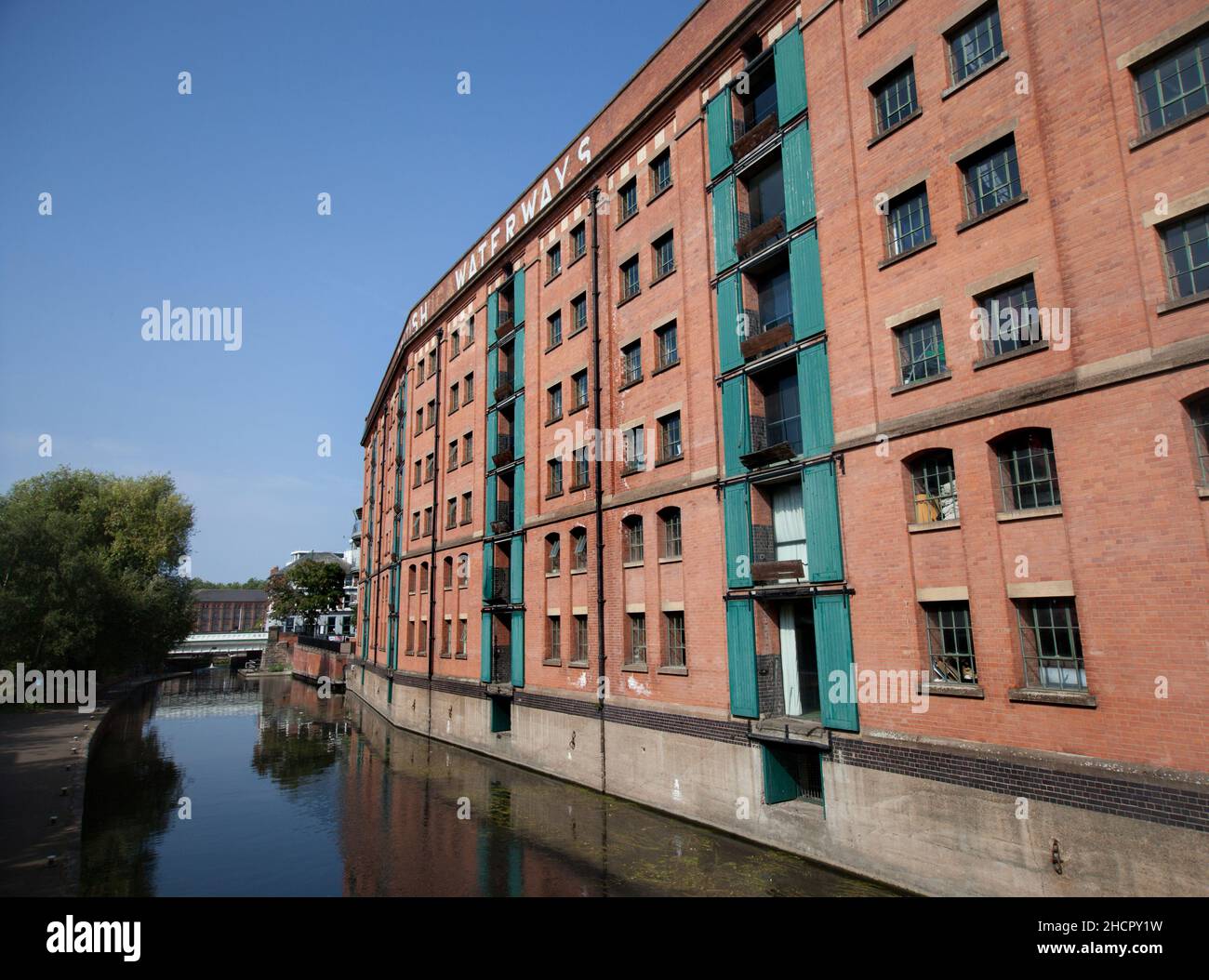 The old Waterways Building on the Nottingham Canal in the UK Stock ...