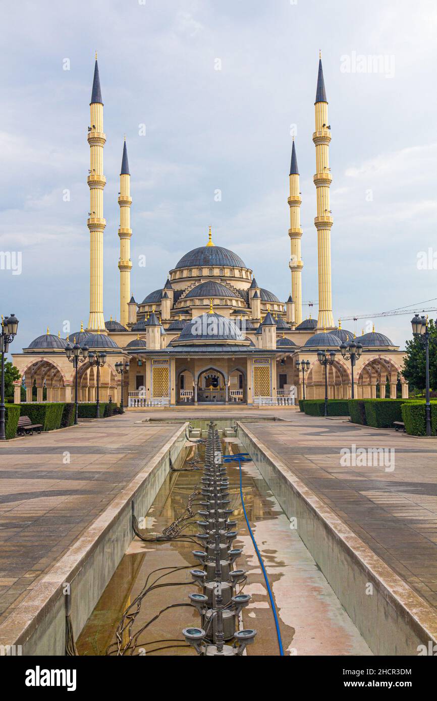 Akhmad Kadyrov Mosque Officially Known As The Heart Of Chechnya In 