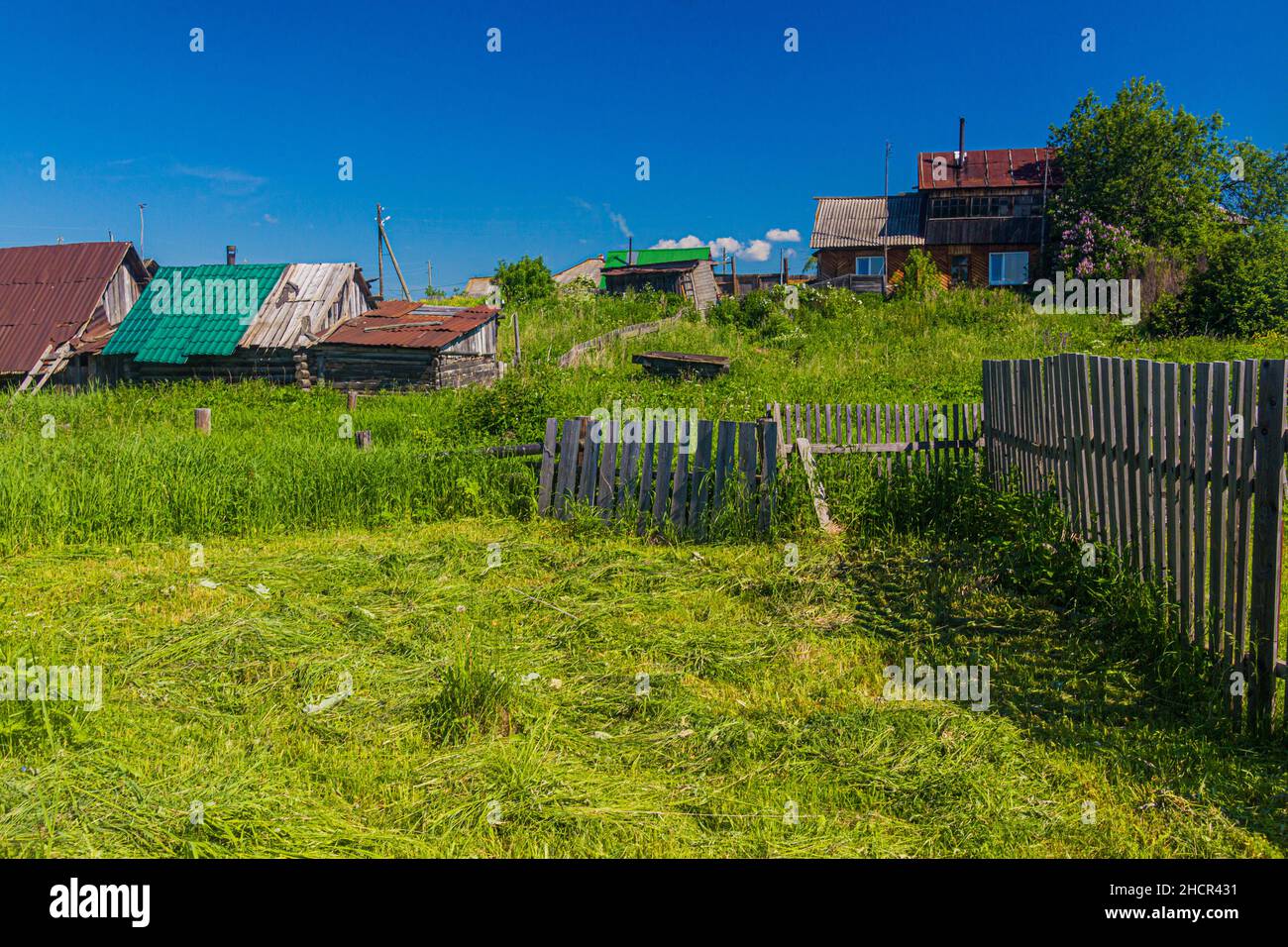 Village Kuchino in Perm Krai, Russia Stock Photo - Alamy