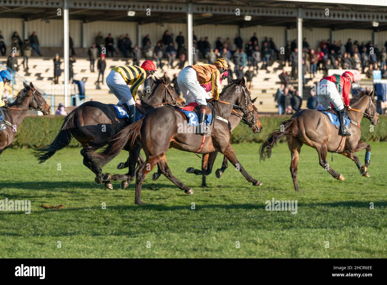 Race 3 at Wincanton December 2nd 2021 Stock Photo