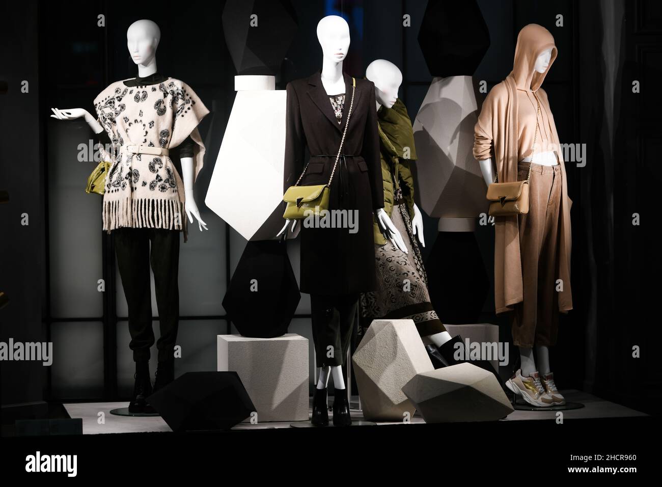 Women Clothing on Mannequins in a Luxury Fashion Store Louis Vuitton  Editorial Stock Image - Image of expensive, department: 205228229