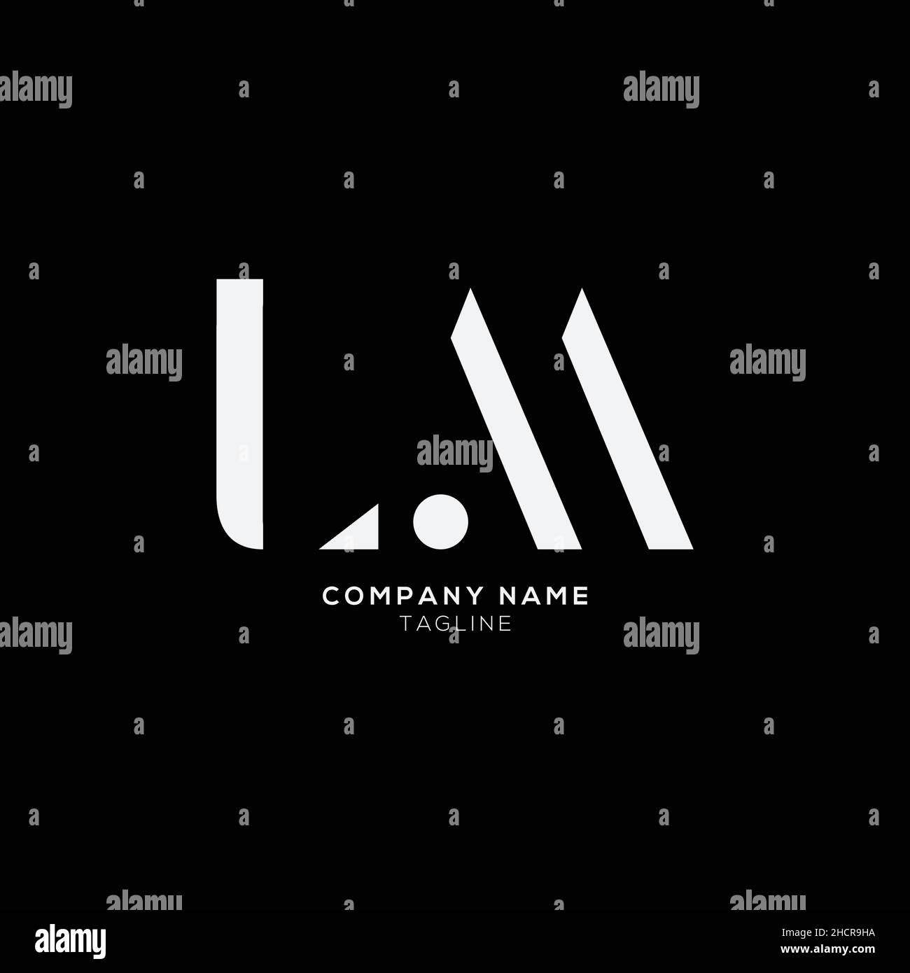 Creative modern LM Letter Business Logo Design Alphabet Icon Vector ...