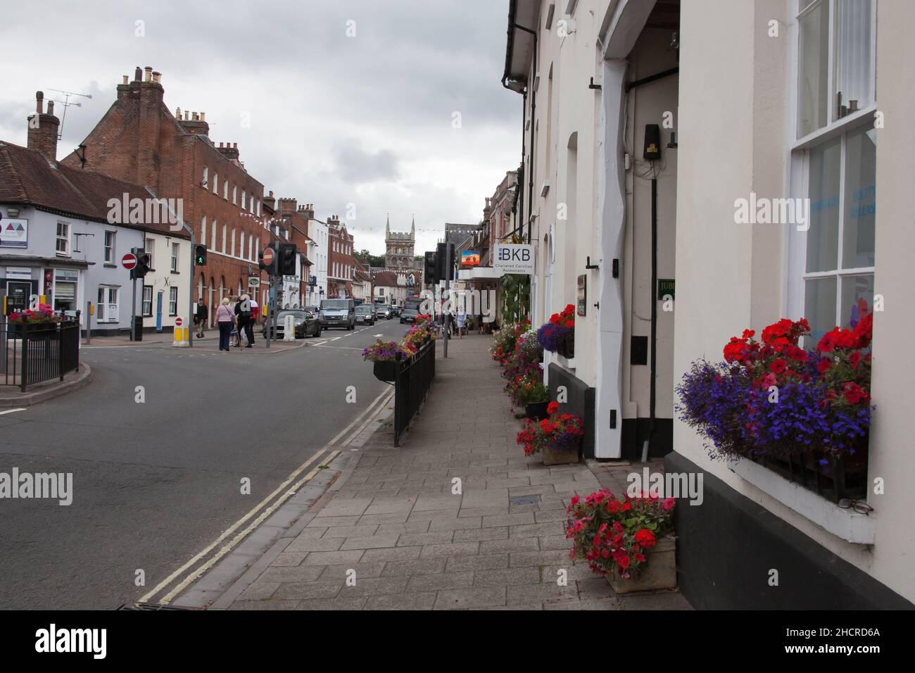Views of Wimborne in Dorset in the UK Stock Photo Alamy