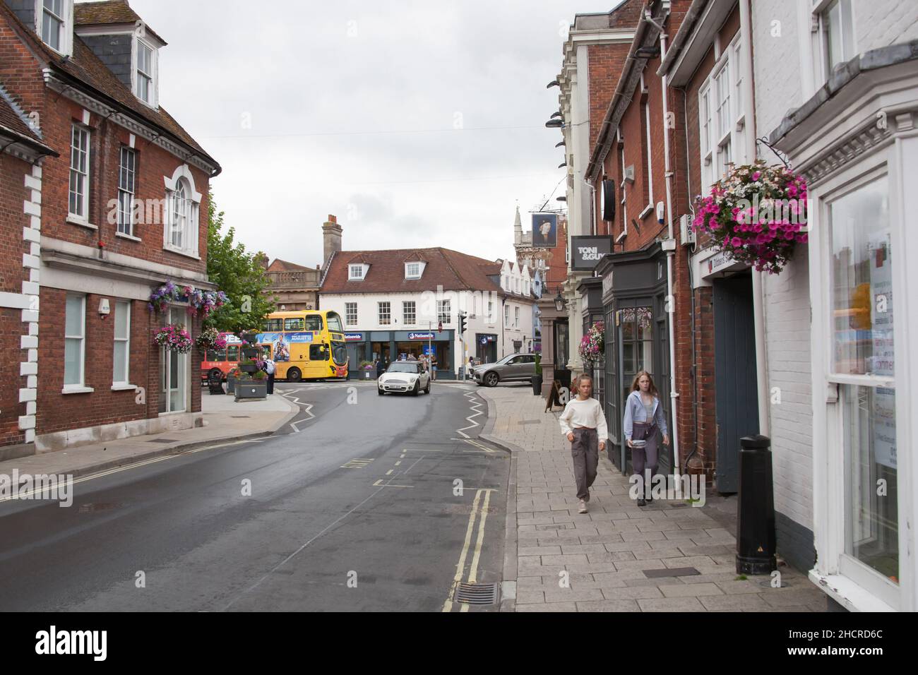 Views of Wimborne in Dorset in the UK Stock Photo Alamy