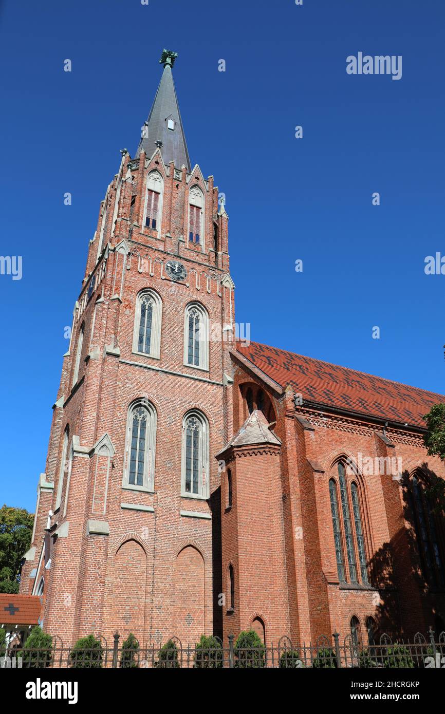 Saint Annes Church at Liepaja in Western Latvia Stock Photo
