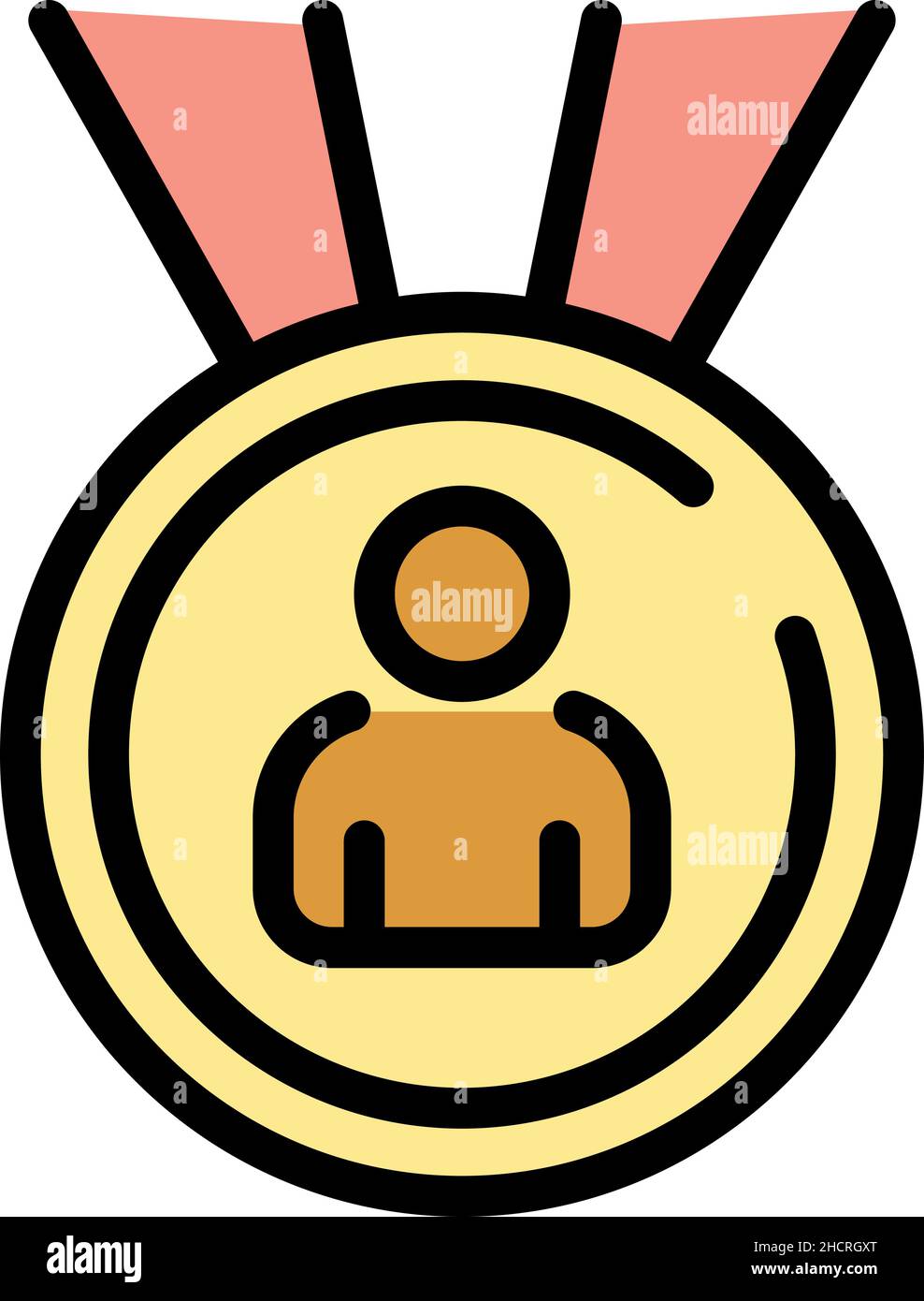 Contribution partner icon. Outline contribution partner vector icon ...