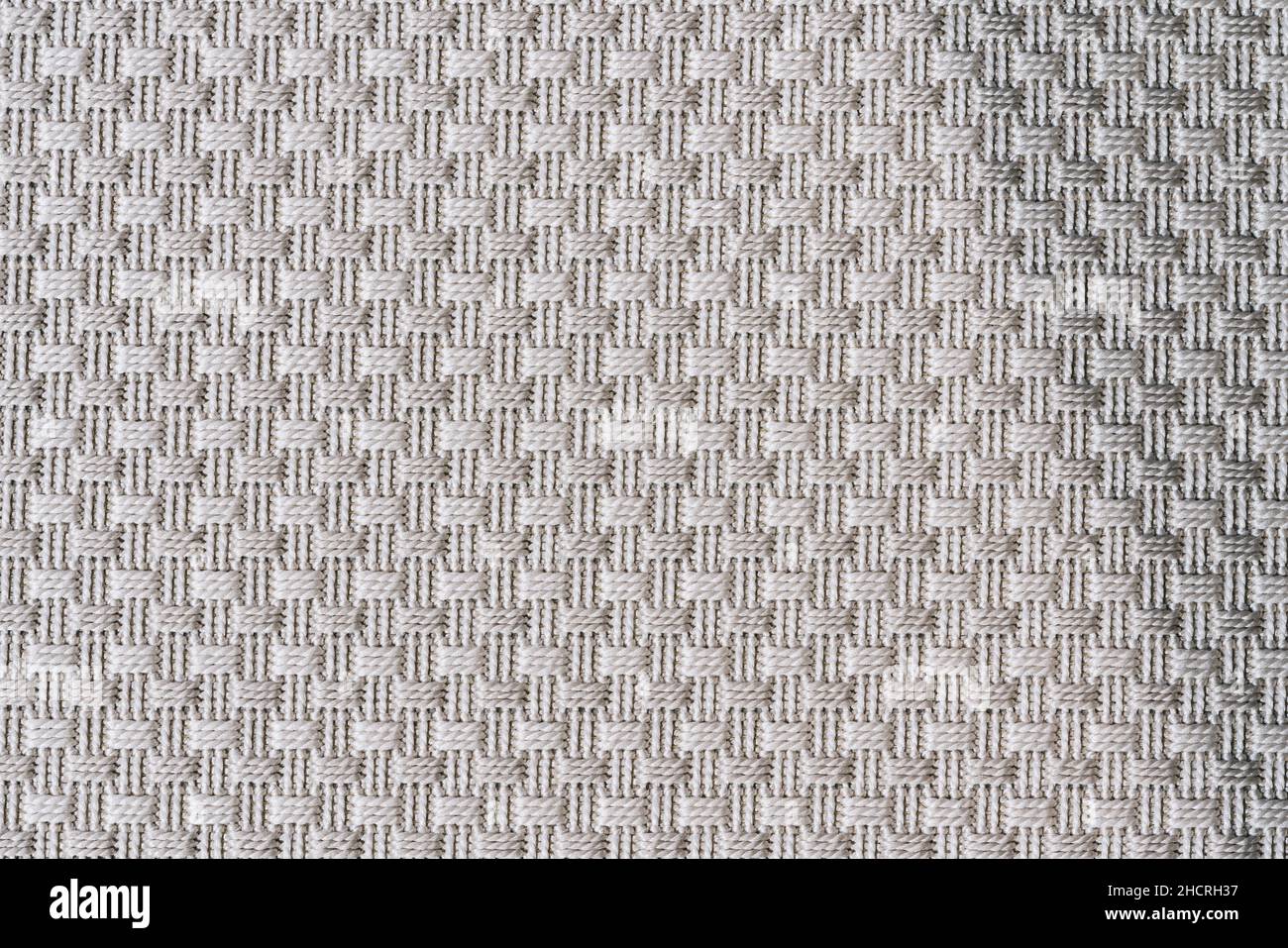 Knitted hemp fabric background texture Stock Photo