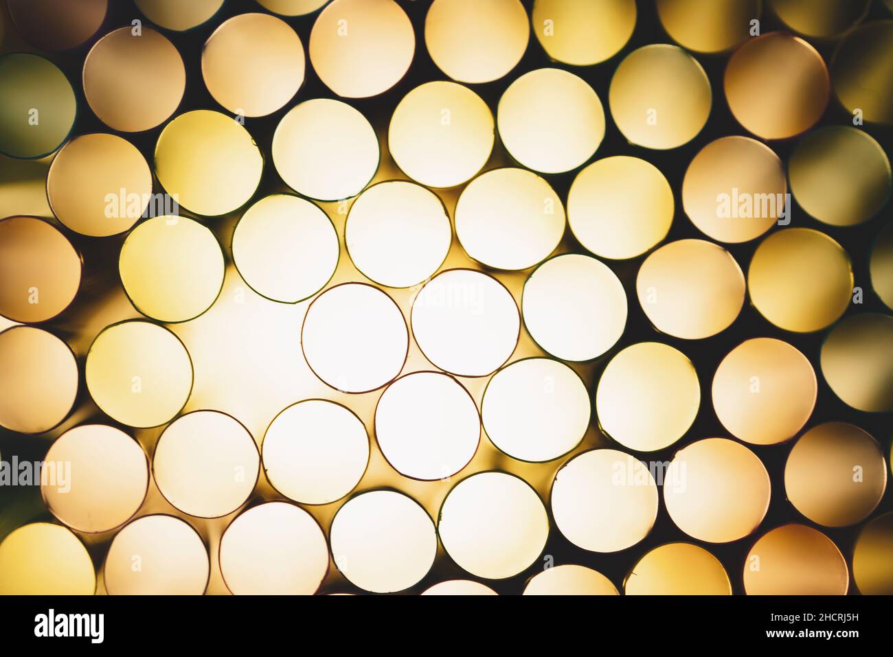 abstract drinking straws Stock Photo