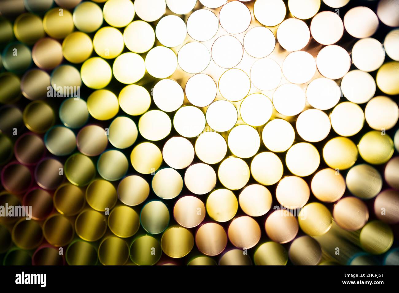 Drinking straws tubes Stock Photo