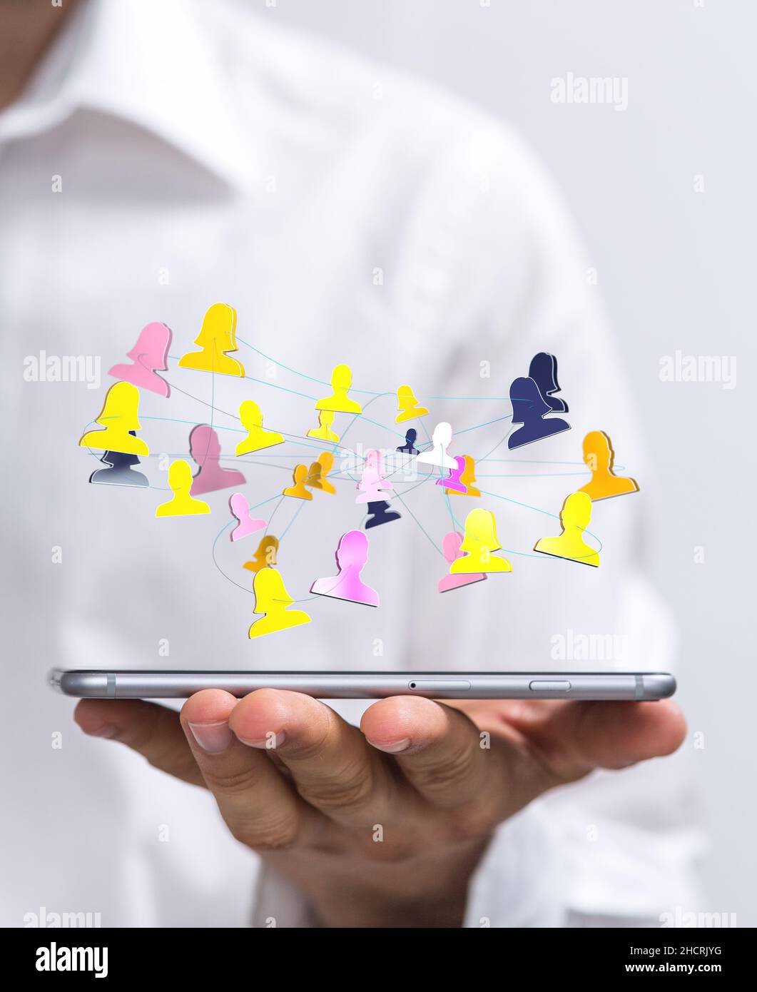 A 3D rendering of the unity group and teamwork concept Stock Photo - Alamy