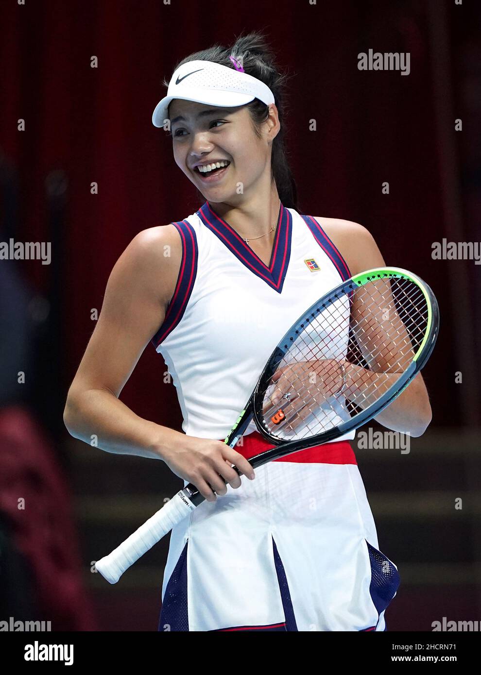 File photo dated 28/11/01 of tennis player Emma Raducanu who has been made a Member of the Order of the British Empire (MBE) for services to tennis in the New Year honours list. Issue date: Friday December 31, 2021. Stock Photo