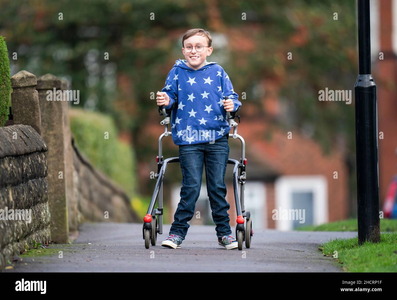 Eleven-year-old fundrasier Tobias Weller at his home in Sheffield, Yorkshire. 'Captain Tobias' has become the youngest person on record to feature on the New Year honours list after he was awarded a British Empire Medal (BEM) for services to charitable fundraising during Covid-19. Picture date: Thursday December 30, 2021. Stock Photo