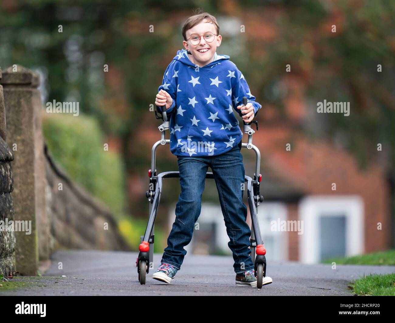 Eleven-year-old fundrasier Tobias Weller at his home in Sheffield, Yorkshire. 'Captain Tobias' has become the youngest person on record to feature on the New Year honours list after he was awarded a British Empire Medal (BEM) for services to charitable fundraising during Covid-19. Picture date: Thursday December 30, 2021. Stock Photo