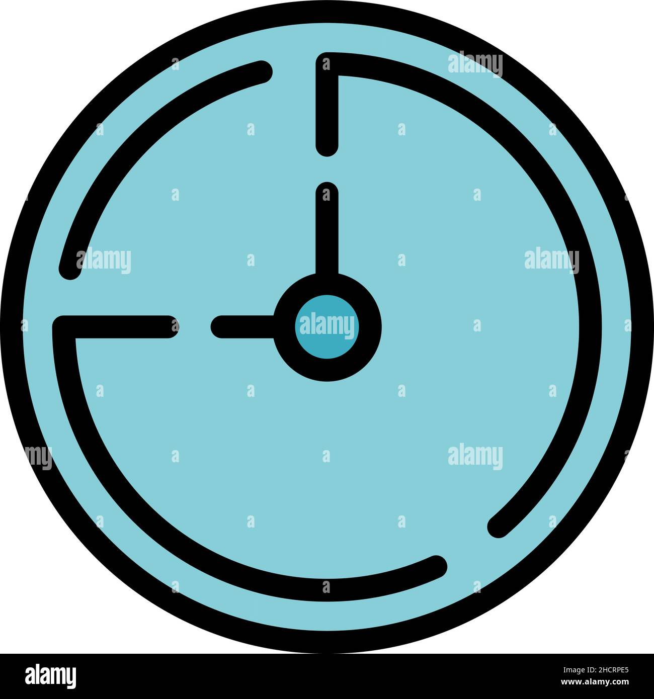 Start time management icon. Outline Start time management vector icon ...
