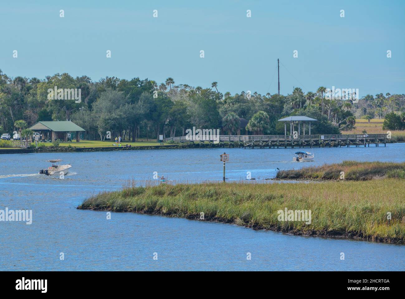 Crystal River has natural springs feeding it. Crystal River Preserve